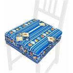 Emmevi mv s. p. a. - coussin pour chaise en coton amovible lavable bande lastique housse de chaise lignes ...