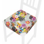 Emmevi mv s. p. a. - coussin pour chaise doux universel lavable housses de chaise lacets de fixation ...