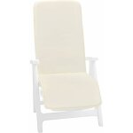 Emmevi mv s. p. a. - coussin de chaise jardin housse de fauteuil lit de plage pliant doux cru
