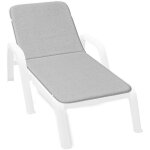 Emmevi mv s. p. a. - coussin de chaise jardin housse de fauteuil chaise longue pliant doux couleur pastel ...