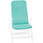 Emmevi mv s. p. a. - coussin de chaise jardin housse de fauteuil pliant souple doux couleur pastel unie ...
