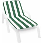 Emmevi mv s. p. a. - coussin de transat pliant douce housse de place chaise longue motif ray - vert
