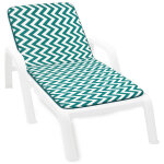 Emmevi mv s. p. a. - coussin de transat pliant douce housse de place chaise longue motif à rayures en ... Emmevi mv s. p. a. - coussin de transat pliant douce housse de place chaise longue motif à rayures en ...