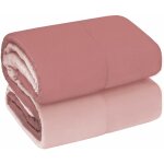 Emmevi mv s. p. a. - dredon couette de lit hiver double face 250 gr couverture chaud lit double rose ...