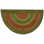 Emmevi mv s. p. a. - paillasson entr�e absorbant velout� et antid�rapant demilune - vert