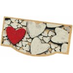 Emmevi mv s. p. a. - paillasson noix de coco 40x75 cm retour en gomme antidrapant tapis d'entre moderne ...