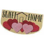 Emmevi mv s. p. a. - paillasson noix de coco 40x75 cm retour en gomme antid�rapant tapis d'entr�e moderne ...