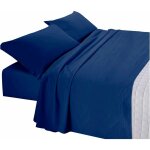 Emmevi mv s. p. a. - parure de lit complte 100 % coton taies d'oreiller 1 place et demi - blanc