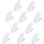 Empileur de chaussures 20 pièce réglable en hauteur sur 3 niveaux, ensemble de supports antidérapants ... Empileur de chaussures 20 pièce réglable en hauteur sur 3 niveaux, ensemble de supports antidérapants ...