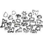 Emporte - pices en lot de 36, pour biscuits, nol, anniversaires, diffrentes formes, acier inoxydable, ...