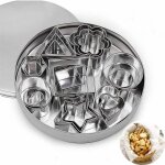 Emporte piece patisserie, mini emporte piece, emporte - pices en acier inoxydable pour gateau fondant ...