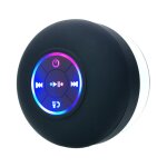 Echoo - enceinte bluetooth 5. 0 noire, tanche ipx4, avec ventouse, microphone intgr, appels mains ...