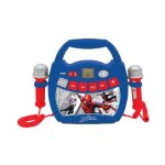 Enceinte bluetooth spider - man - lexibook - effets lumineux, micros, karaok et enregistrement