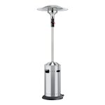 Enders - chauffage extérieur terrasse elegance inox blanc / argent Enders - chauffage extérieur terrasse elegance inox blanc / argent