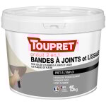 Toupret - enduit 2en1 bandes � joints et lissage p�te 15kg