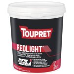 Enduit allg de rebouchage et de lissage toupret bat redlight 1l - toupret