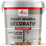 Enduit d�coratif, mural et sol, r�novation, chambre, cuisine, salle de bain - 4 kg cannelle - arcane ...