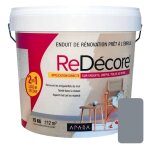 Enduit décoratif, rénovation rapide, 2 en 1, lisse et décore sur plâtre, peintures, crépis, fibres, toile ... Enduit décoratif, rénovation rapide, 2 en 1, lisse et décore sur plâtre, peintures, crépis, fibres, toile ...
