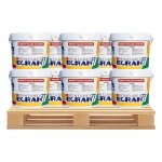 Enduit fa�ade taloch� hydrofuge, protection mur ext�rieur, renforce les murs, masque les d�fauts, pr�t ...