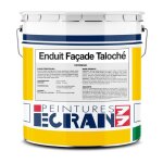 Enduit faade taloch hydrofuge, protection mur extrieur, renforce les murs, masque les dfauts, prt ...
