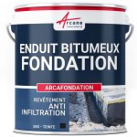 Arcane industries - enduit pour fondations, murs enterrs, bitumeux noir, hydrofuge, parpaing, bton, ...