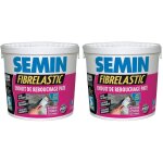 Semin - enduit de rebouchage �lastique fibrelastic � base de fibre de verre pour fissures vivantes, int�rieur ...