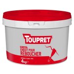 Enduit de rebouchage int�rieur en p�te toupret 4kg