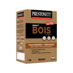 Enduit de rparation et rebouchage prestonett bois en poudre, intrieur et extrieur 1 kg