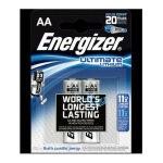 Piles l91 x2 aa ultimate lithium energizer