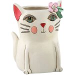 Cache pot de fleurs allen designs - chat Cache pot de fleurs allen designs - chat
