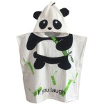 Enfant capuche serviette coton poncho � capuche de bain / plage panda