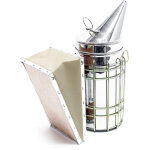 Wiltec - enfumoir de ruche abeille bee smoker ? diam�tre 10, 5 cm ? pulv�risateur de fum�e en acier galvanis� ...
