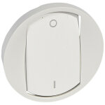 Enjoliveur c�liane doigt large pour interrupteur bipolaire blanc (068021)