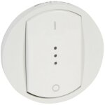 Enjoliveur c�liane doigt large pour interrupteur bipolaire � voyant blanc (068023)
