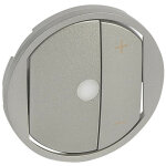 Enjoliveur titane pour cde pour t�l�variateur (067089) et variateur cpl - ir (067210) celiane legrand ...