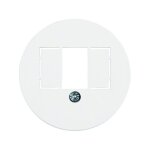 Enjoliveur pour chargeur usb a + a blanc alba 1930 - hager 1040