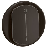 Enjoliveur pour interrupteur bipolaire � voyant c�liane - noir - legrand - cn1020