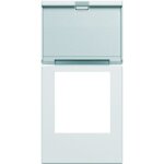 Enjoliveur prise rj45 gallery avec porte - �tiquette 1 module pure hager wxd205b