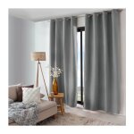 Homemaison - rideau thermique doublé gris clair 135x240 cm Homemaison - rideau thermique doublé gris clair 135x240 cm