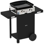 Eno - plancha à gaz sur chariot - combo initial 50 inox Eno - plancha à gaz sur chariot - combo initial 50 inox