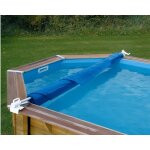 Bsvillage - enrouleur bche  bulles ubbink eco piscine hors - sol jusqu' 4. 70m