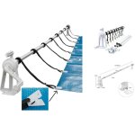 Bigb - enrouleur de b�che � bulles en alu pour piscine - extensible de 1m � 6 m