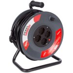 Enrouleur de cable 50 m - 3g15 - 4 prises - schuko