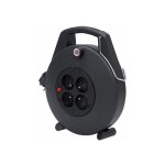 Brennenstuhl - enrouleur de c�ble confort - line cl - x avec 4 prises - 10m h05vv - f 3g1, 0 noir / bleu ...
