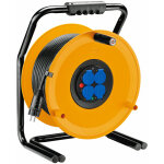 Brennenstuhl h. sas - enrouleur de c�ble maxi garant 4s � 4 prises avec clapets ip44 50m - h07rn - f ...
