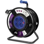 Enrouleur de cble rallonge 4 prises 3x1, 5 50 m or - ae - 13155 / 50m