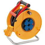 Enrouleur de c�ble standard fd pro avec 4 prises � clapets ip44 - h07rn - f 3g2, 5 25m / diff�rencielle ...