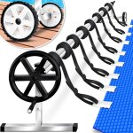 Enrouleur de piscine premium enrouleur 3m - 5 70m avec roues pour bche solaire enrouleur mobile pour ...