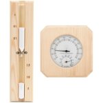 Ensemble 2 en 1 hydrothermographe et minuterie  sable de sauna vidaxl