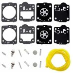 Ensemble de 2 membranes de carburateur avec tuyau pour trononneuses husqvarna 235, 236, 240, remplaant ...